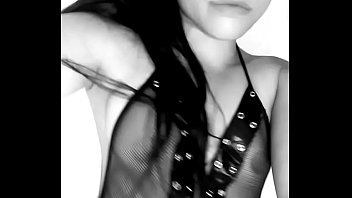 Erotica with Turkish model in transparent underwear, through which you can see her small breasts