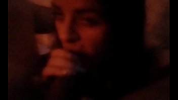 Turkish whore sucks a long bolt and looks at the camera
